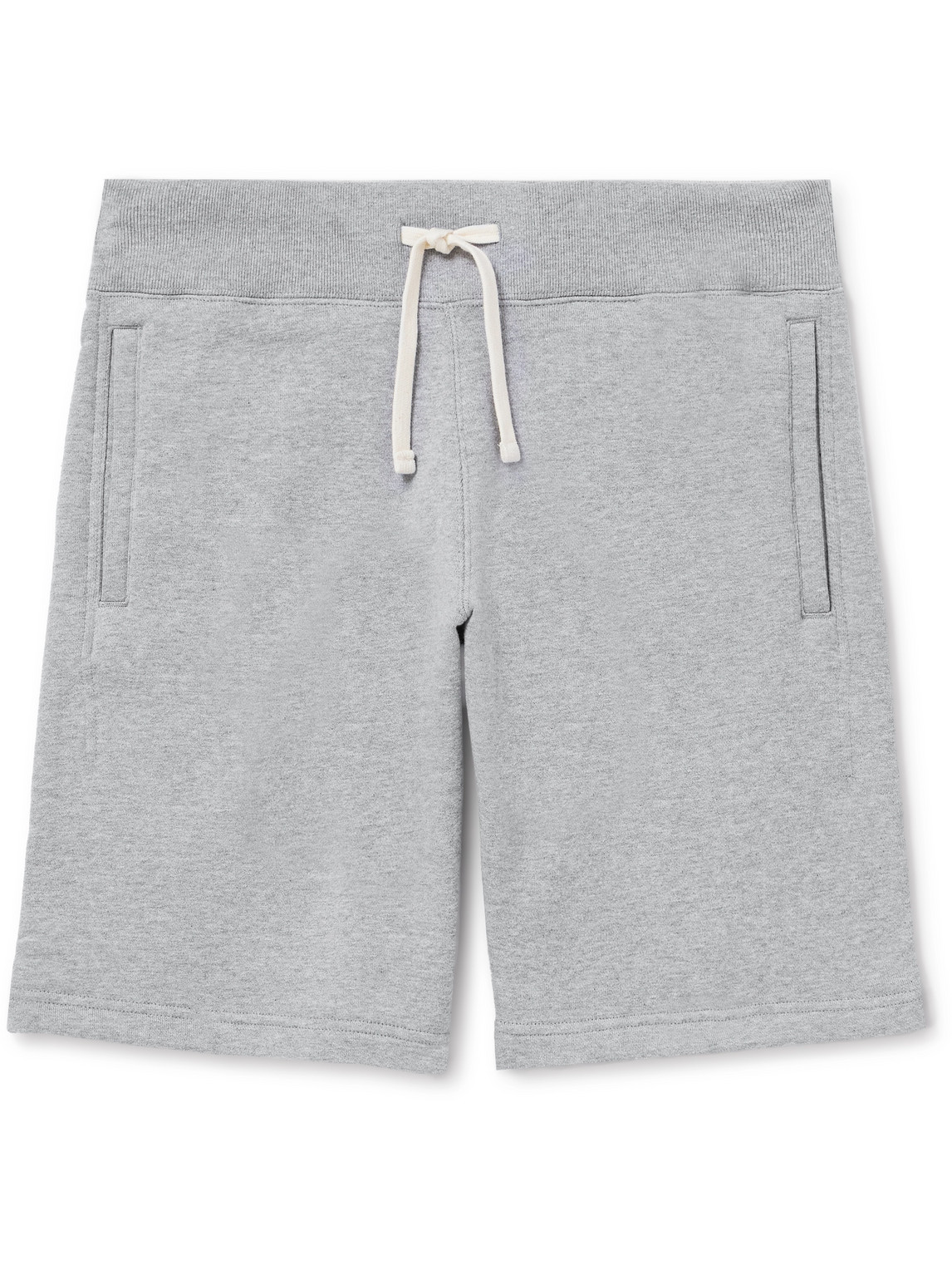 Beams Plus - Straight-Leg Cotton-Jersey Drawstring Shorts - Men - Gray - M von Beams Plus