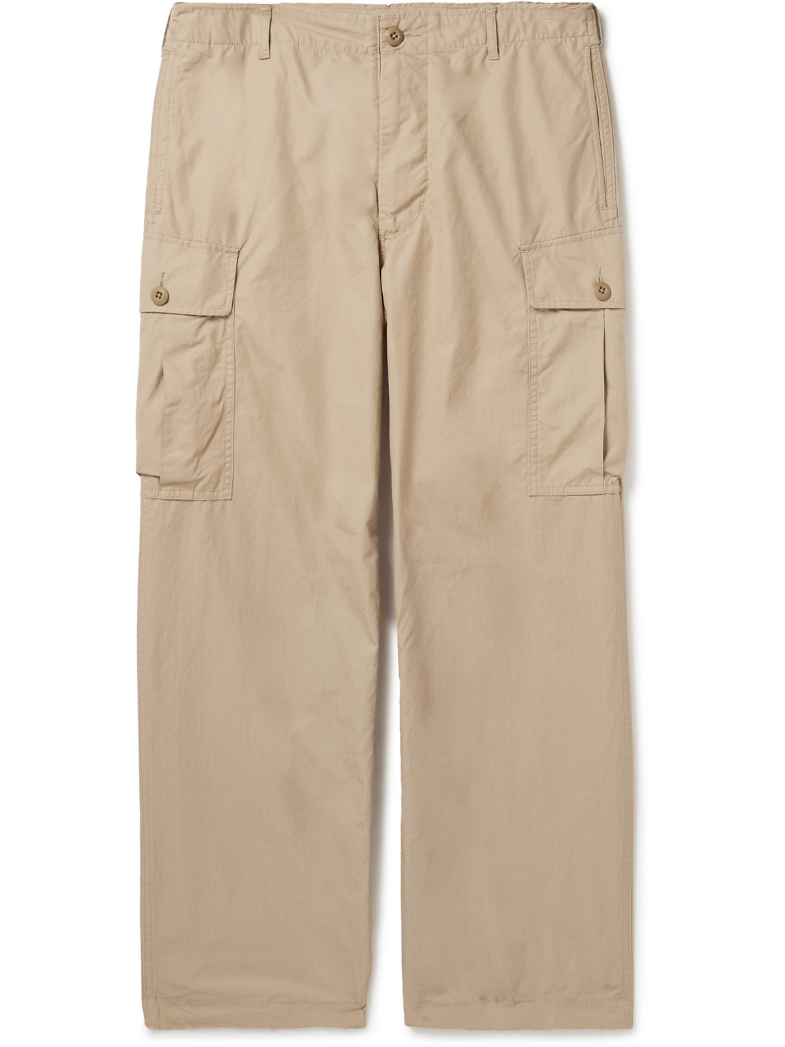 Beams Plus - Straight-Leg Cotton-Ripstop Cargo Trousers - Men - Neutrals - L von Beams Plus