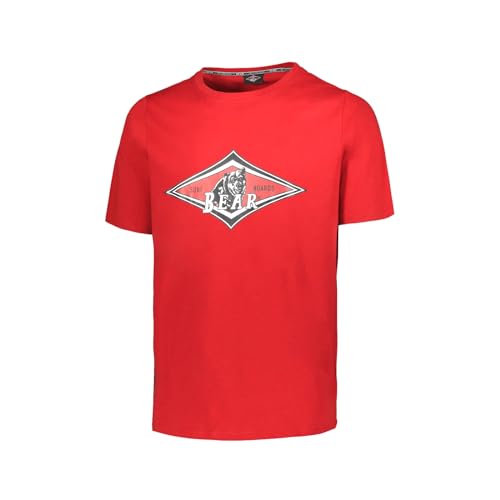 Bear MC Herren T-Shirt Rundhalsausschnitt Print Logo Kontrast Surfboard, rot, Small Bear MC Herren T-Shirt Rundhalsausschnitt Print Logo Kontrast Surfboard, rot, Small von Bear Archery