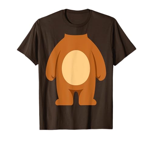 Bärenkostüm Hemd Erwachsene Kinder Herren Damen Braunbär Kostüm T-Shirt von Bear Costume Shirts