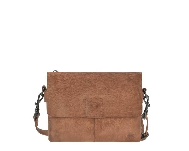 Bear Design Umhängetasche "Billy" Callisto Pelle Leder Damen Schultertasche 25x17cm, Schultertasche mit 2 Fächern Damen Leder 25x17cm von Bear Design
