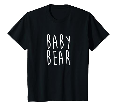 Kinder Baby Bear Matching Family Portrait Mama und Papa Bear T-Shirt von Bear Family Collection