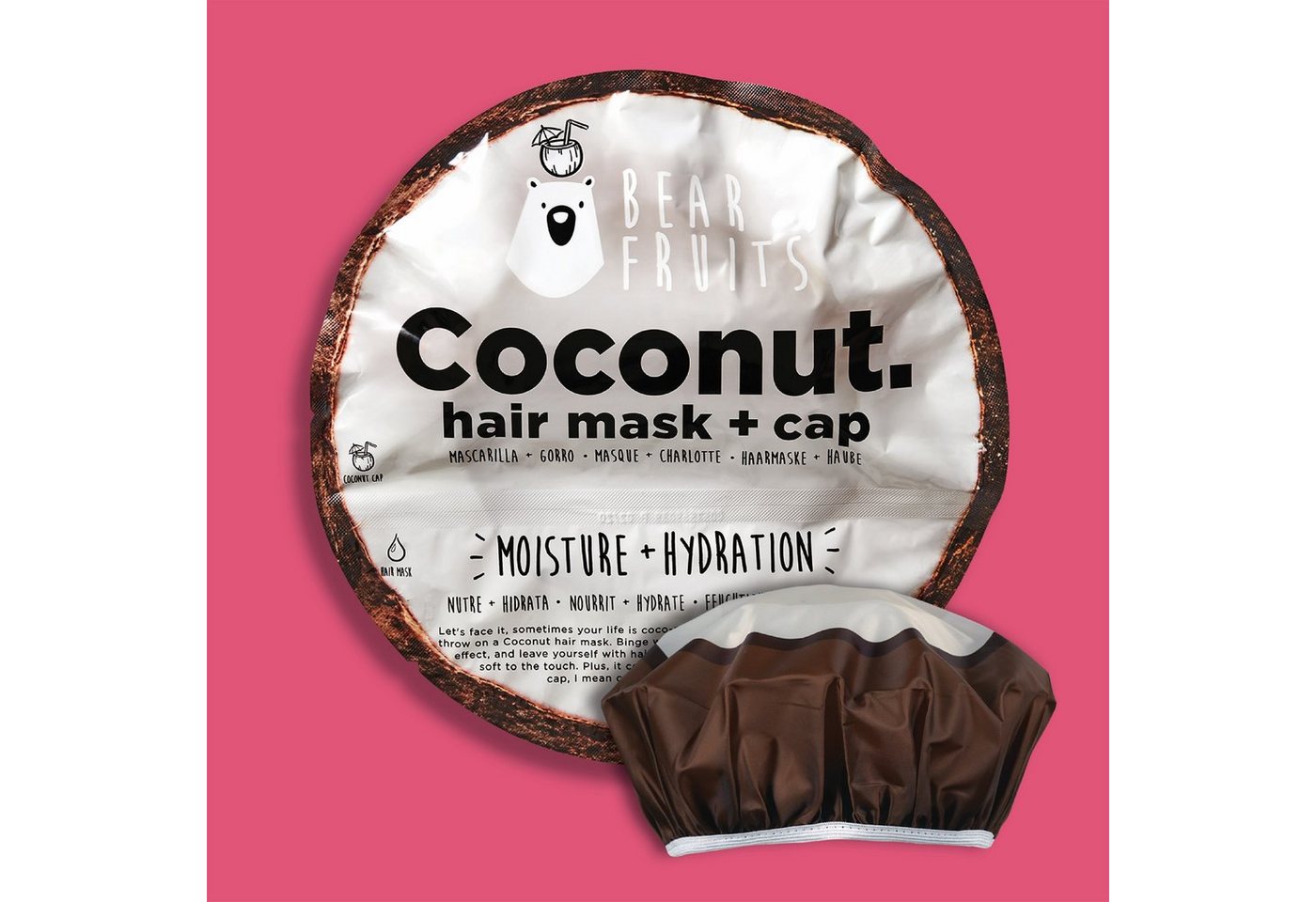 Bear Fruits Haarmaske Coconut - Hair mask + cap von Bear Fruits