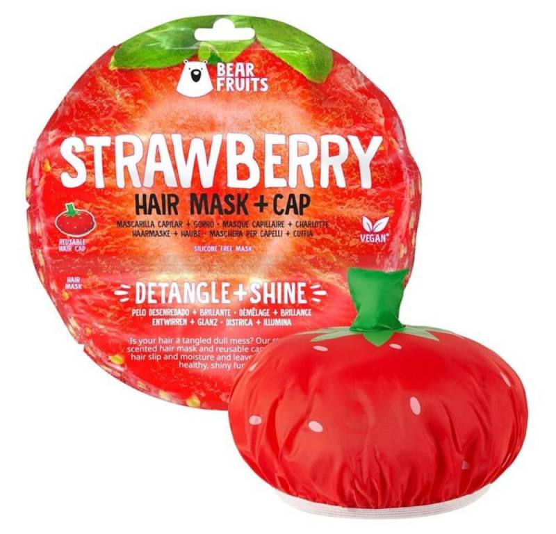 Bear Fruits Haarmaske Strawberry - Hair mask + cap 10er-Pack Bear Fruits Haarmaske Strawberry - Hair mask + cap 10er-Pack von Bear Fruits