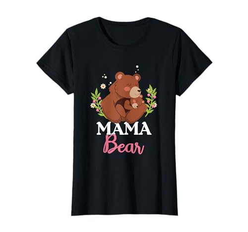 Bär Mama | Niedlicher Bär mit Junges | Mama Muttertag T-Shirt von Bear Mama Cute Bear With Cub Mom Mother's Day Gift