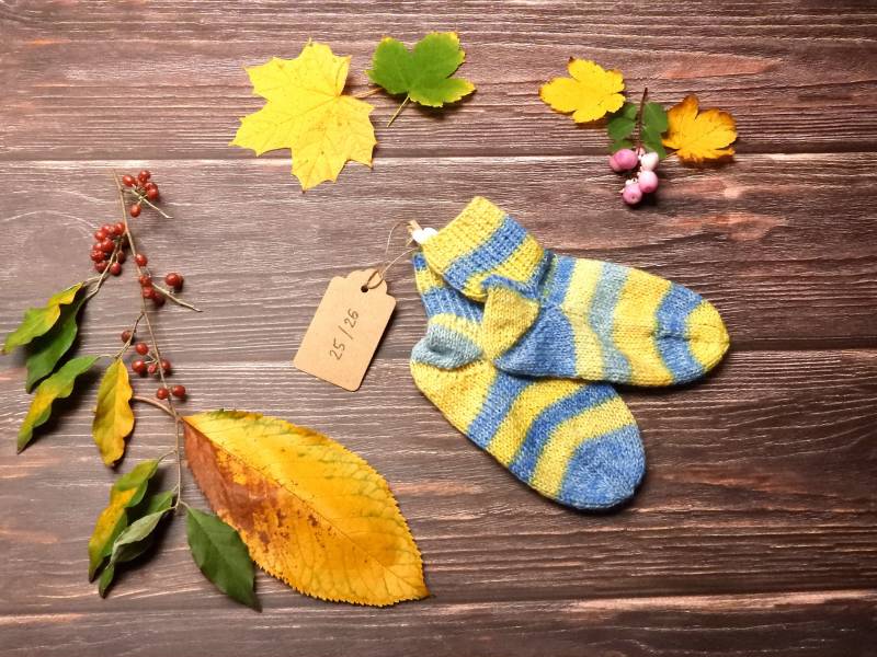 Socken Gr. 25/26 Handgestrickt - Spendenaktion von BearBelsSockenShop