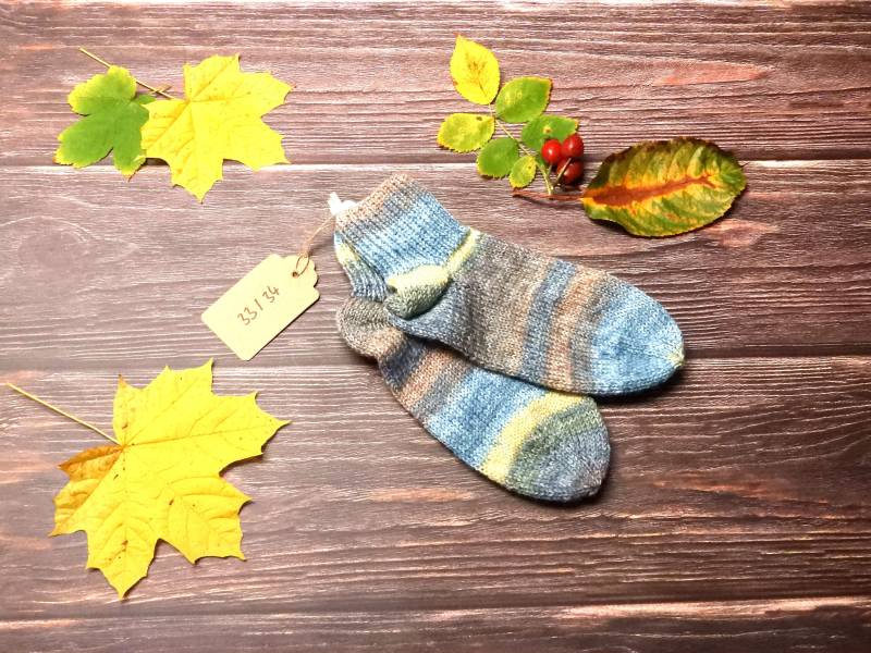 Socken Gr. 33/34 Handgestrickt - Spendenaktion von BearBelsSockenShop