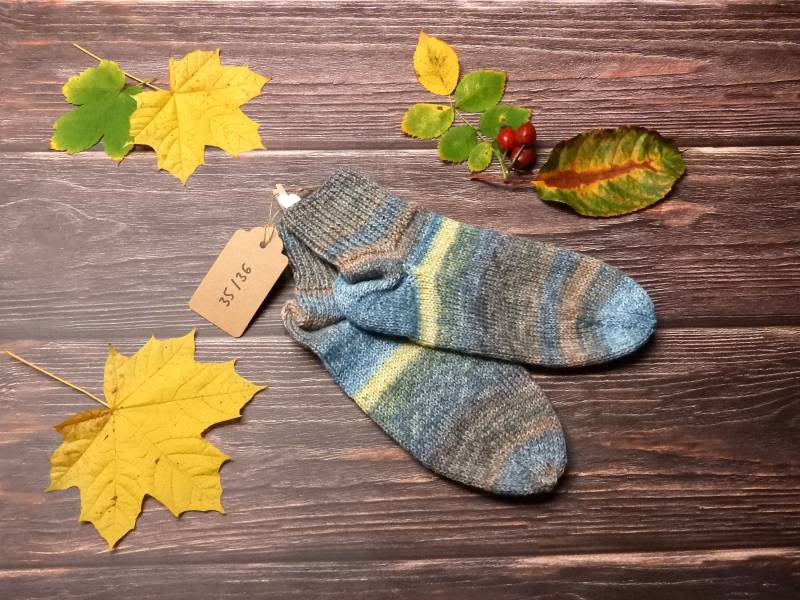 Socken Gr. 35/36 Handgestrickt - Spendenaktion von BearBelsSockenShop