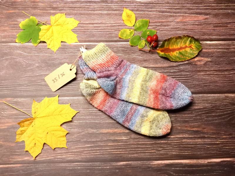 Socken Gr. 35/36 Handgestrickt - Spendenaktion von BearBelsSockenShop