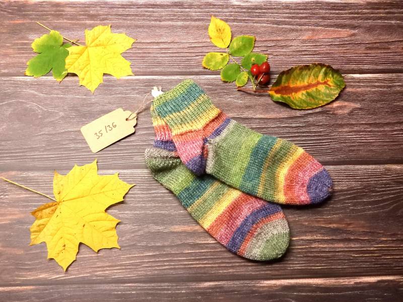 Socken Gr. 35/36 Handgestrickt - Spendenaktion von BearBelsSockenShop