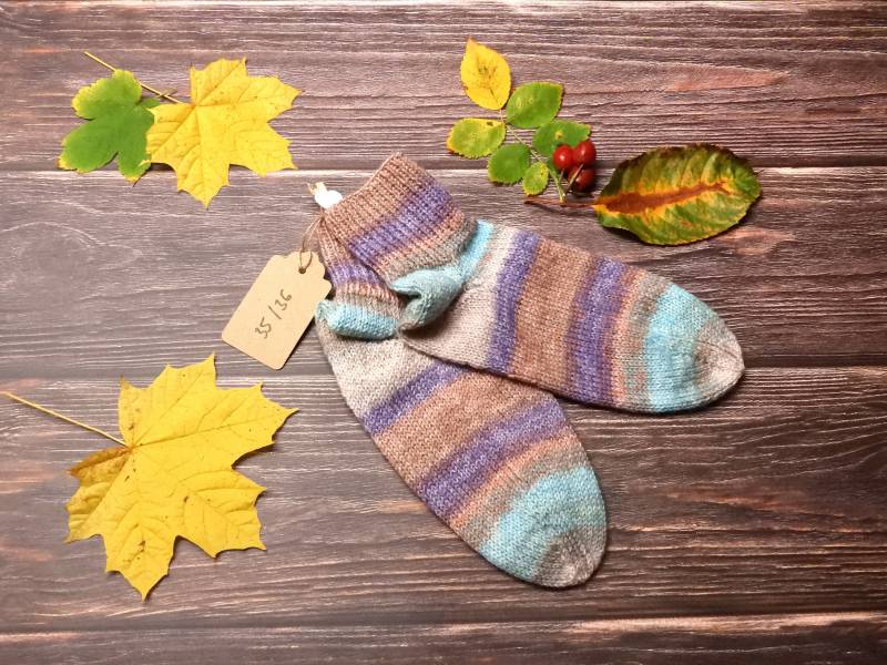 Socken Gr. 35/36 Handgestrickt - Spendenaktion von BearBelsSockenShop