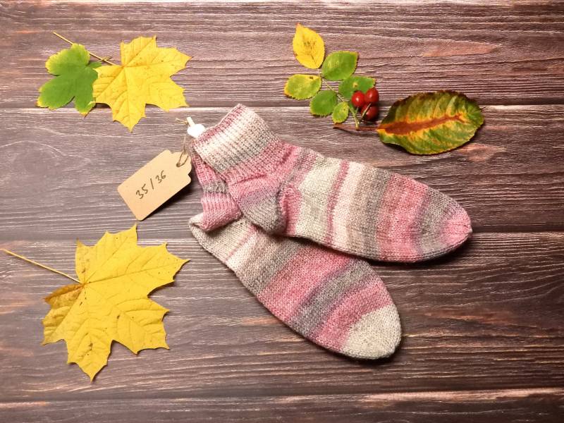 Socken Gr. 35/36 Handgestrickt - Spendenaktion von BearBelsSockenShop
