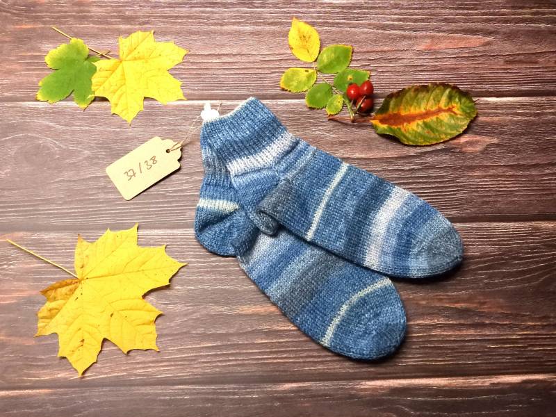 Socken Gr. 37/38 Handgestrickt - Spendenaktion von BearBelsSockenShop