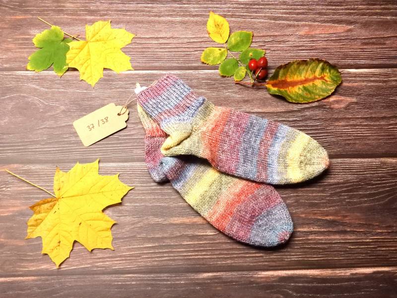 Socken Gr. 37/38 Handgestrickt - Spendenaktion von BearBelsSockenShop