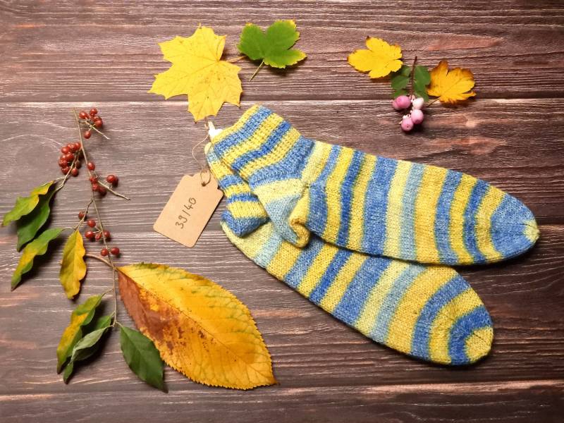 Socken Gr. 39/40 Handgestrickt - Spendenaktion von BearBelsSockenShop