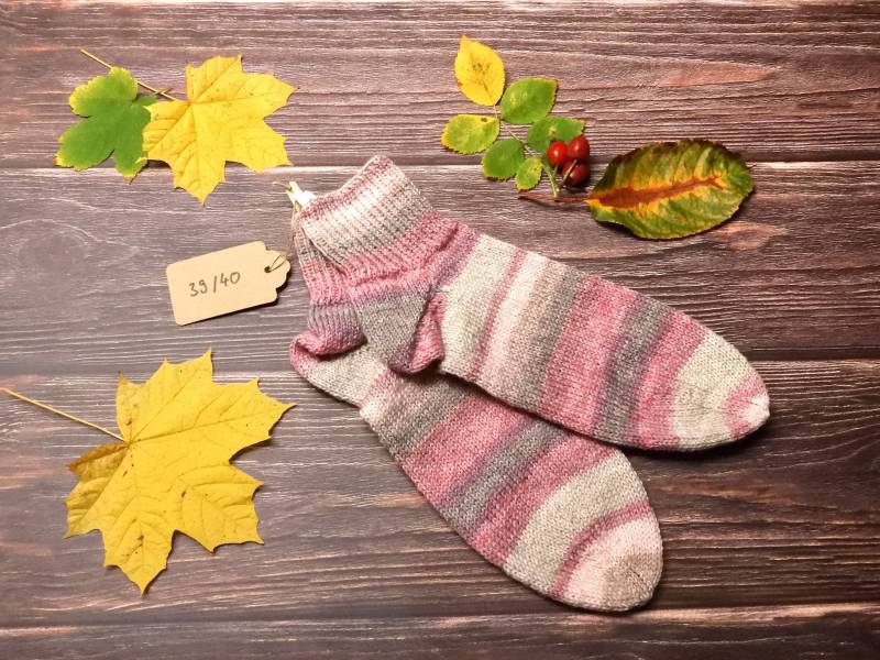 Socken Gr. 39/40 Handgestrickt - Spendenaktion von BearBelsSockenShop