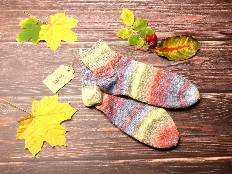 Socken Gr. 39/40 Handgestrickt - Spendenaktion von BearBelsSockenShop