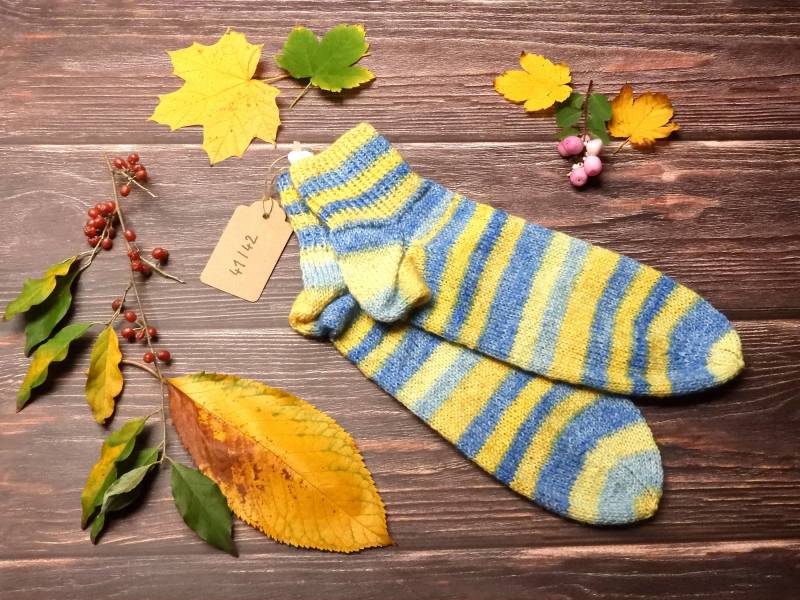 Socken Gr. 41/42 Handgestrickt - Spendenaktion von BearBelsSockenShop