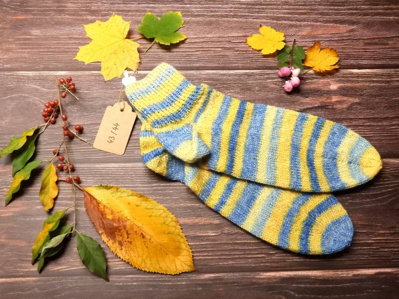 Socken Gr. 43/44 Handgestrickt - Spendenaktion von BearBelsSockenShop