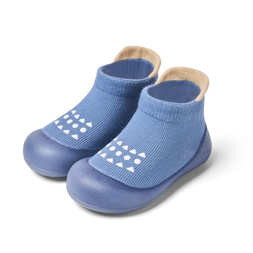 Bearbay Baby Socken Schuhe Baby Walking Schuhe Kleinkind Anti-Rutsch atmungsaktiv Hausschuhe mit weicher Gummisohle Baby Jungen Mädchen Turnschuhe von Bearbay