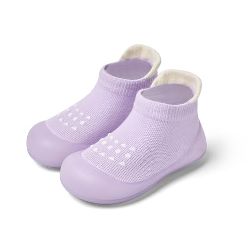 Bearbay Baby Socken Schuhe Baby Walking Schuhe Kleinkind Anti-Rutsch atmungsaktiv Hausschuhe mit weicher Gummisohle Baby Jungen Mädchen Turnschuhe von Bearbay