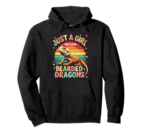 Liebenswert, nur ein Mädchen, das Bartagamen liebt, lustig und farbenfroh Pullover Hoodie Liebenswert, nur ein Mädchen, das Bartagamen liebt, lustig und farbenfroh Pullover Hoodie von Bearded Dragon Lovers Enthusiast Lizards Fans