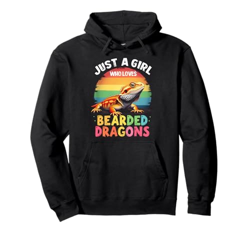 Nur ein Mädchen, das Bartagamen liebt Süße Echse Pullover Hoodie Nur ein Mädchen, das Bartagamen liebt Süße Echse Pullover Hoodie von Bearded Dragon Lovers Enthusiast Lizards Fans