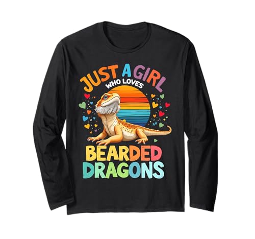 Stolz, nur ein Mädchen, das Bartagamen liebt, lustig und niedlich Langarmshirt Stolz, nur ein Mädchen, das Bartagamen liebt, lustig und niedlich Langarmshirt von Bearded Dragon Lovers Enthusiast Lizards Fans
