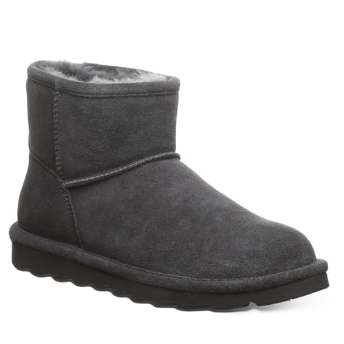 BEARPAW Damen Alyssa Stiefelette, Grau Graphite Nature S Delight, 41 EU von BEARPAW