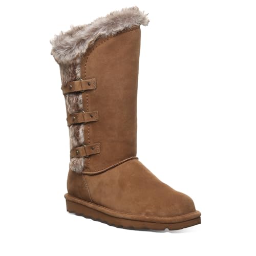 Bearpaw Damen Emery Halblange Stiefel, Hickory 2, 39 EU von Bearpaw