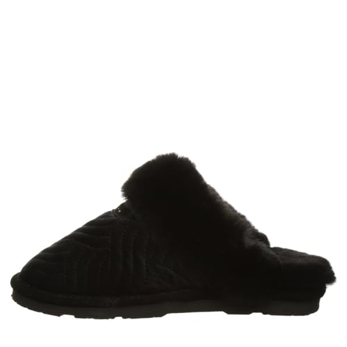 BEARPAW Effie Damen-Hausschuhe, Anthrazit, Black velvet, 39 EU von Bearpaw