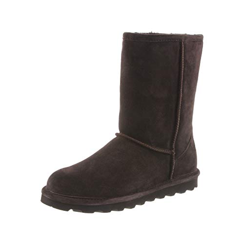 Bearpaw Damen Elle Short Schlupfstiefel, 205 Chocolate, 37 EU von Bearpaw