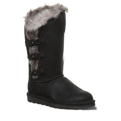 Bearpaw Damen Emery Halblange Stiefel, Aged Black, 38 EU von Bearpaw