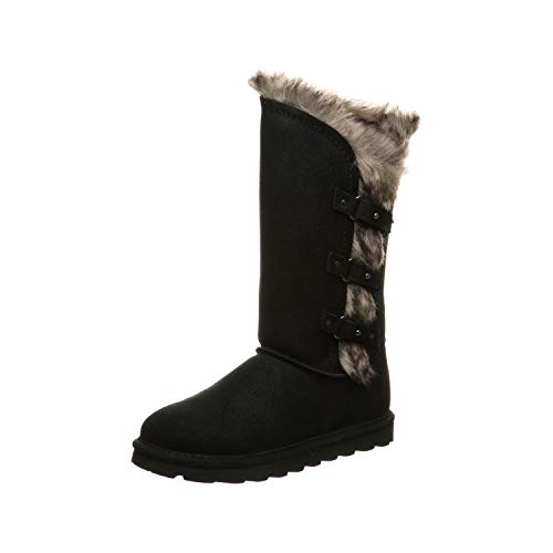 Bearpaw Damen Emery Halblange Stiefel, Aged Black, 41 EU von Bearpaw