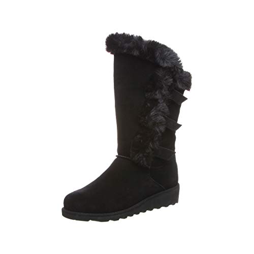 Bearpaw Damen Genevieve Schlupfstiefel, Schwarz (Black Ii 011), 43 EU von Bearpaw