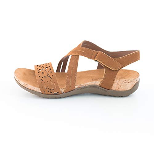 Bearpaw Damen Glenda Riemchensandalen, Braun (Natural (120) 120) von Bearpaw