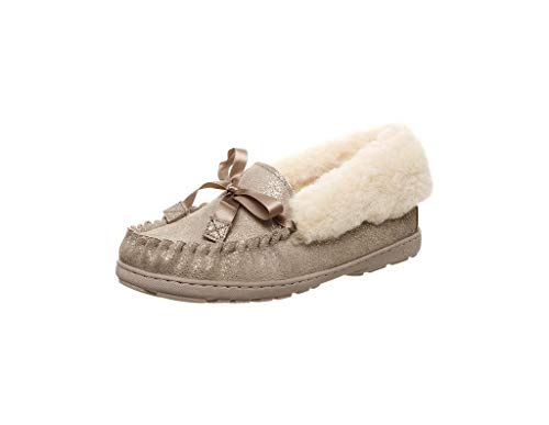 Bearpaw Damen Indio Niedrige Hausschuhe, Grau (Pewter Distressed 352), 36 EU von Bearpaw