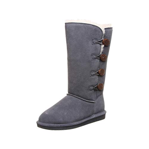 Bearpaw Damen Lori Schlupfstiefel, Grau (Charcoal 030), 36 EU von Bearpaw