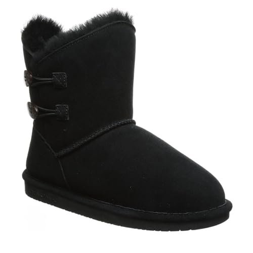 Bearpaw Damen Rosaline Stiefelette, Black II, 37 EU von Bearpaw