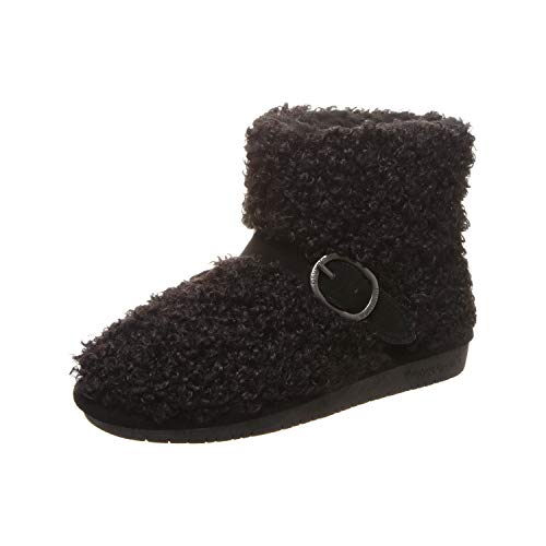 Bearpaw Damen Treasure Hohe Hausschuhe, Schwarz (Black Ii 011) von BEARPAW