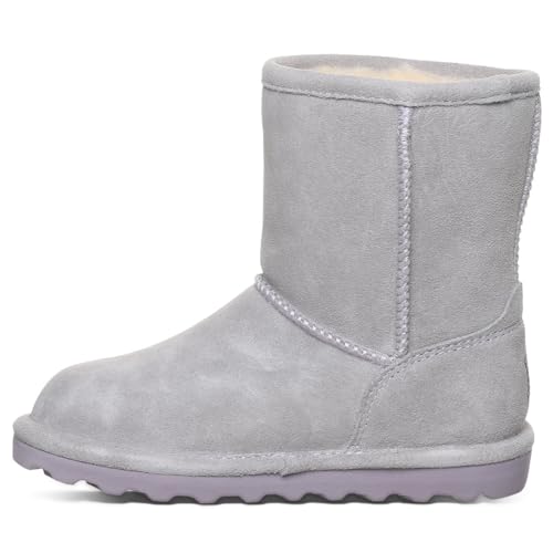 Bearpaw Elle Youth Mädchen Winterstiefel Lammfellstiefel Boots 1962Y Gray Fog, Schuhgröße:32 EU von Bearpaw