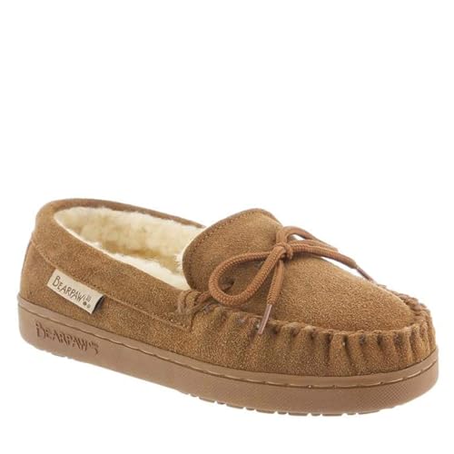 Bearpaw MOC Youth Hausschuh, Braun (Hickory Ii 220), 30 EU von Bearpaw