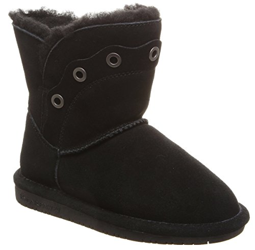 Bearpaw Mädchen Gypsy Schlupfstiefel, Schwarz (Black Ii 011) von Bearpaw