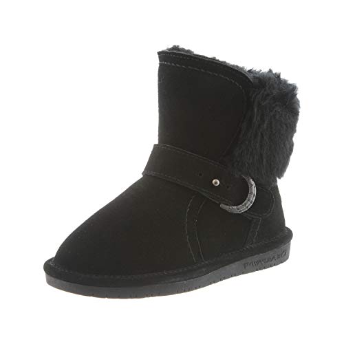 Bearpaw Mädchen KOKO Youth Schlupfstiefel, Schwarz (Black Ii 011) von Bearpaw