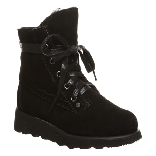 Bearpaw Mädchen Krista Youth Stiefeletten, Schwarz (Black Ii 011) von Bearpaw