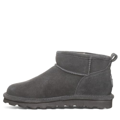 Bearpaw Shorty Damen Winterstiefelette Lammfellstiefel Boots 2860W Graphite, Schuhgröße:38 EU von Bearpaw