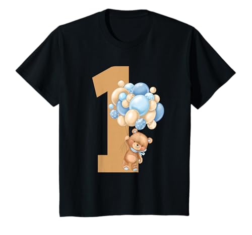 Teddybär zum ersten Geburtstag, passend für Jungen T-Shirt Teddybär zum ersten Geburtstag, passend für Jungen T-Shirt von Beary First Birthday Boy Teddy Bear Apparel