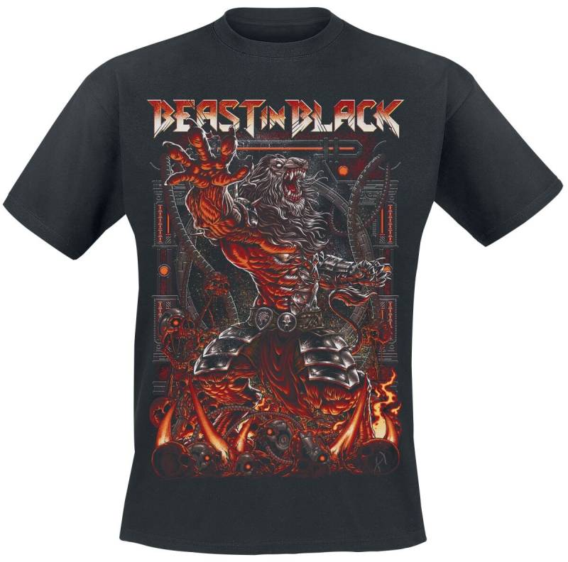 Beast In Black T-Shirt - Power Of The Beast - S bis 3XL - für Männer - Größe M - schwarz  - Lizenziertes Merchandise! von Beast In Black