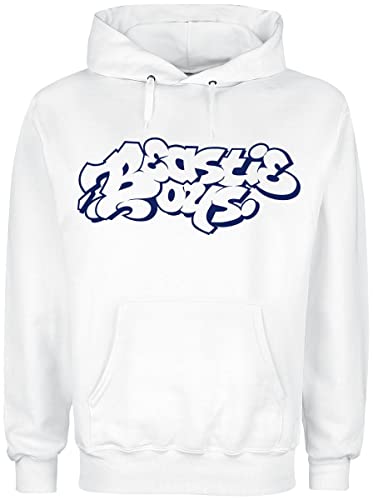 Beastie Boys Graffiti Logo Männer Kapuzenpullover weiß M von Beastie Boys