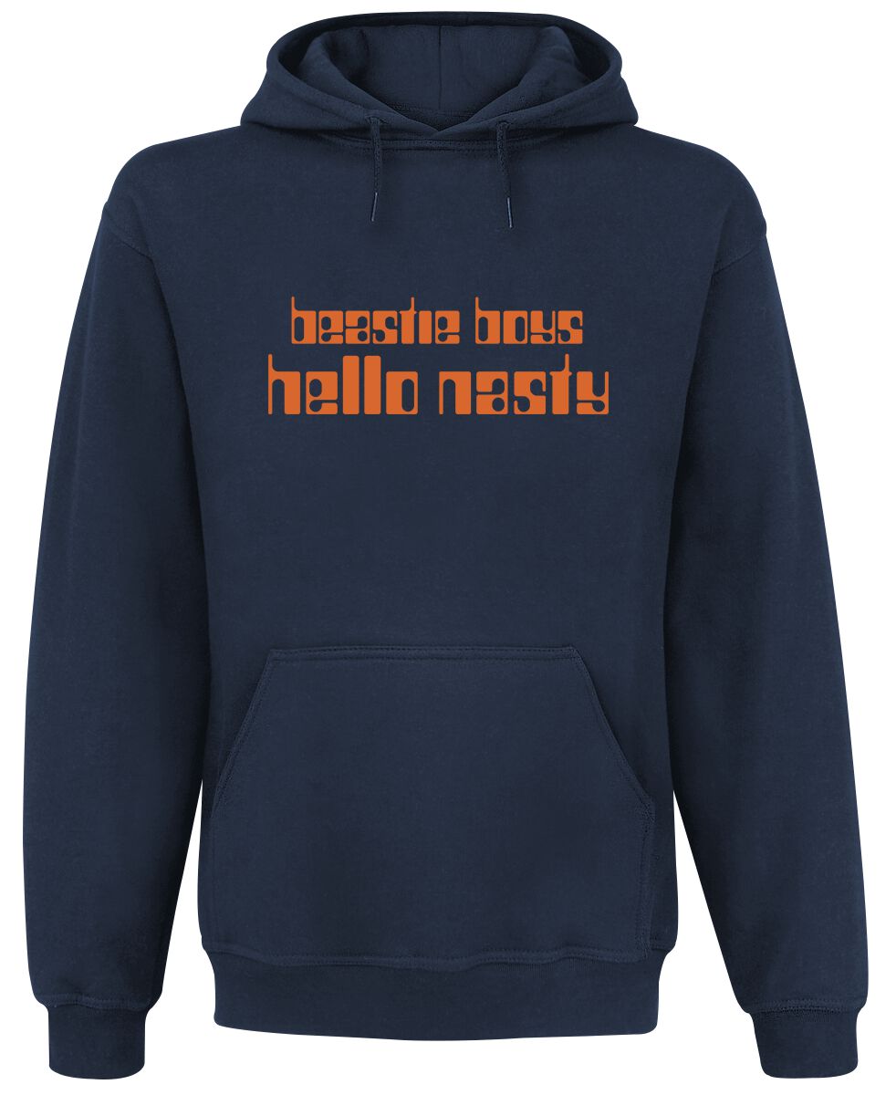 Beastie Boys Kapuzenpullover - Hello Nasty - S bis XXL - für Männer - Größe M - navy  - Lizenziertes Merchandise! von Beastie Boys